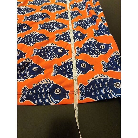 Jean-Pierre Klifa Bridgit dress,  fish print size large - Picture 6 of 7